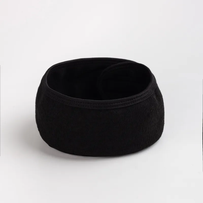 Повязка для волос, 60 см, на липучке, полиэстер, черная, Bamboo spa, image-3