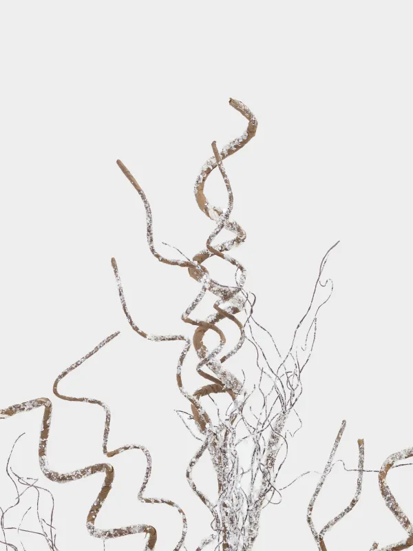 Ветка декоративная, 81 см, пластик/пенопласт, серебристая, Sparkle decor, image-3