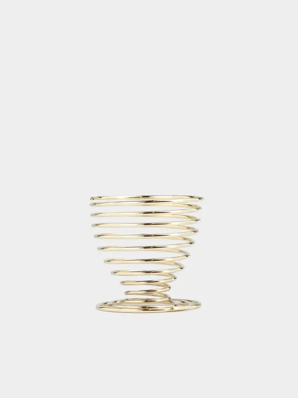 Подставка для яйца, 5 см, Вихрь, Twist gold, image-2