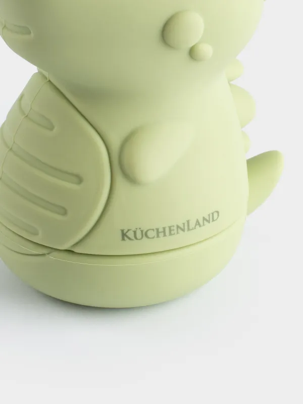 Игрушка для купания, 9х7 см, силикон, зеленый, Динозавр-брызгалка, Dino, image-2