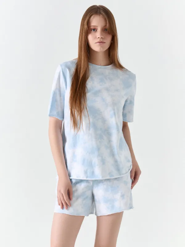 Футболка домашняя, голубая, Jocelyn, image-0