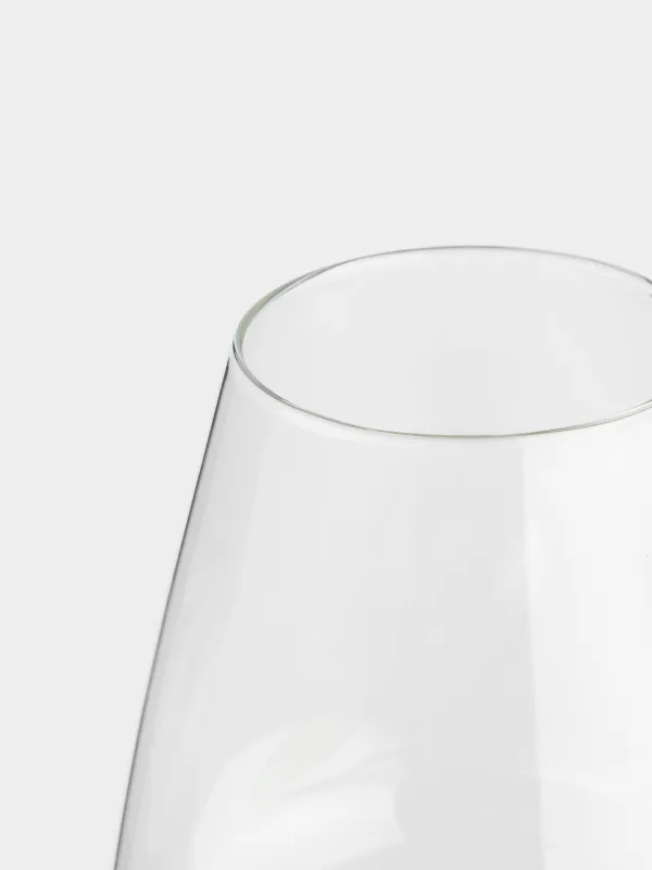 Бокал для вина, 440 мл, стекло Б, Зеленые листья, Shape, image-4