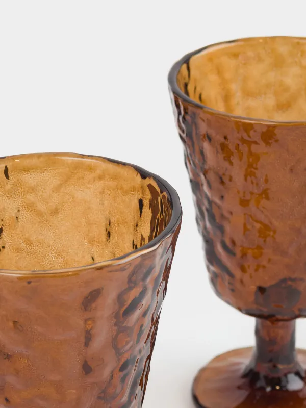 Бокал-кубок для вина, 260 мл, 2 шт, стекло Р, коричневый, Frozen, image-2