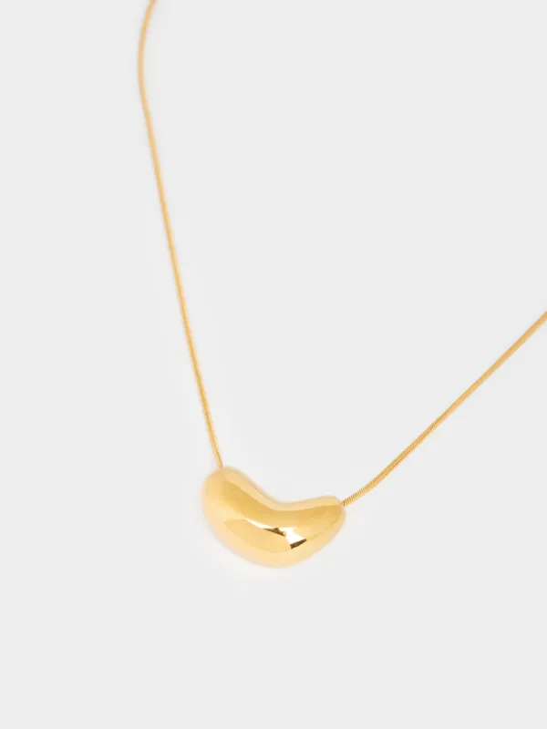 Цепочка, 45 см, с подвеской, металл, золотистая, Jewelry, image-1