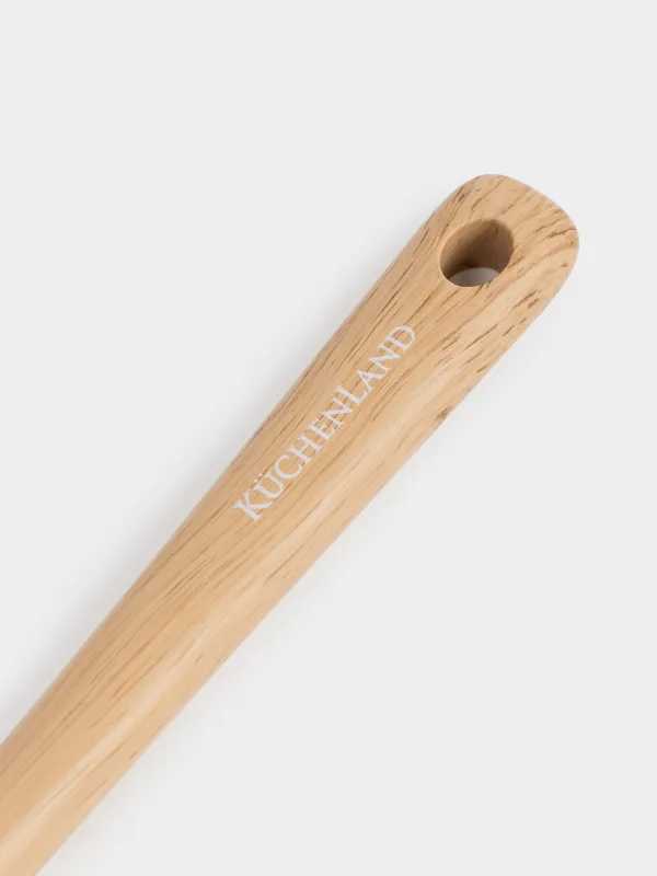 Половник, 32 см, силикон/пластик, бежевая, Letia, image-3