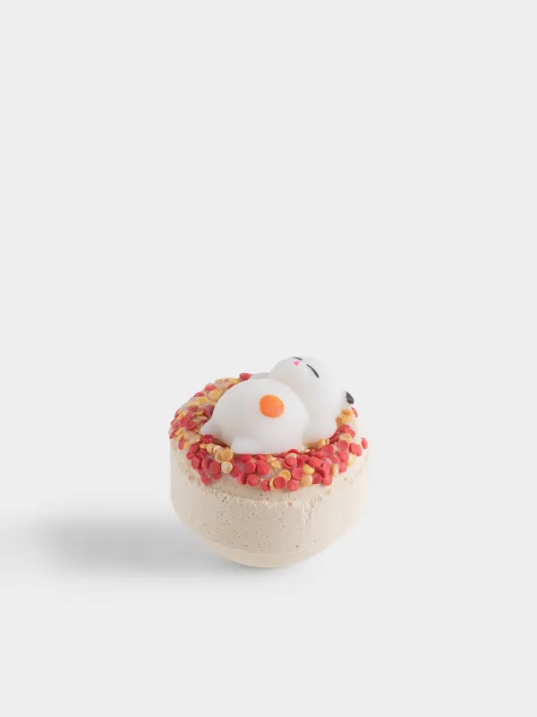 Бомбочка для ванны, с игрушкой, Банан и клубника, Cat, image-1
