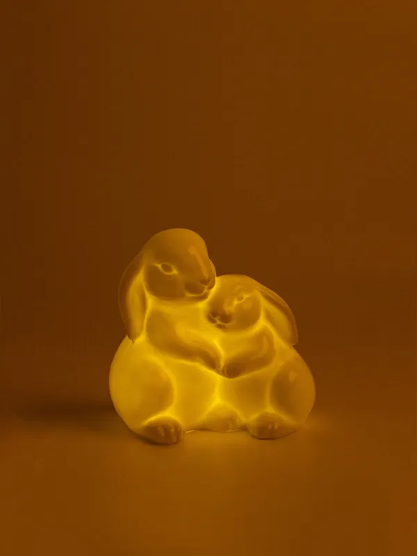 Статуэтка с подсветкой, 13 см, Кролики, Easter, image-4