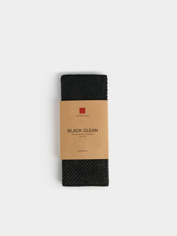 Коврик для сушки посуды, 30х38 см, Black clean, image-2
