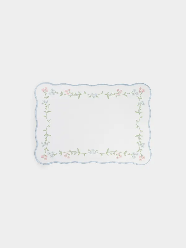 Салфетка под приборы, 32х45 см, Цветы, Rock embroidery, image-0