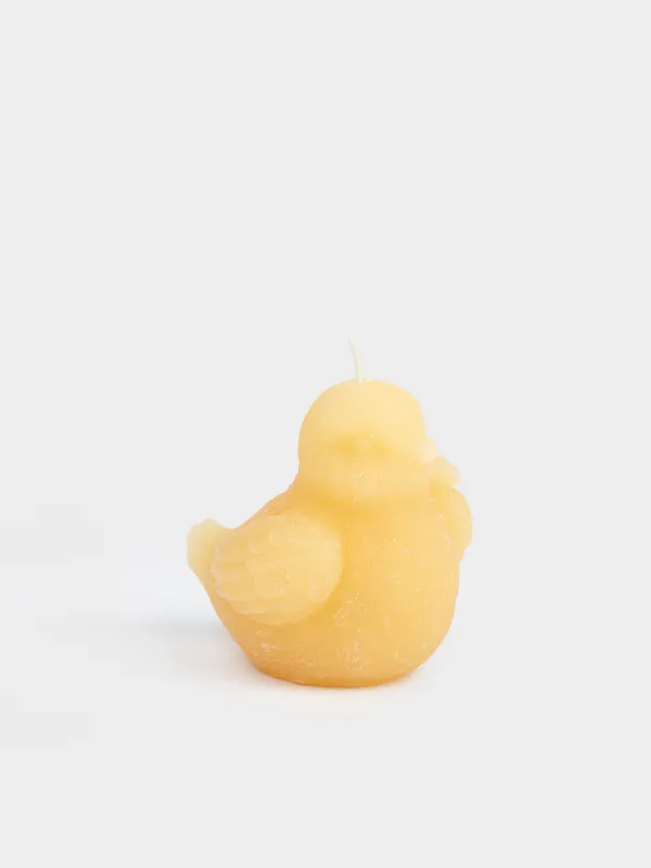 Свеча, 7x6 см, желтая, Цыпленок, Easter, image-1