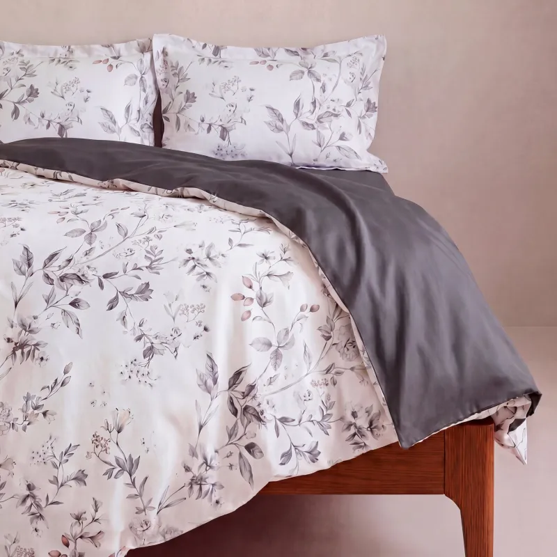 Постельное белье, евро, тенсель, Цветы и ягоды, Tencel