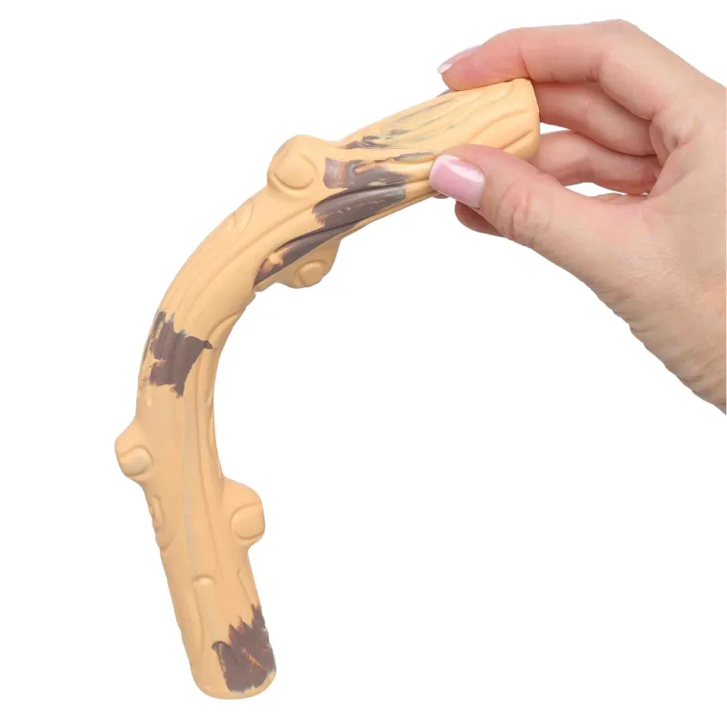 Игрушка для собак, 25 см, резина, бежевая, Палка, Hunting pet, image-1