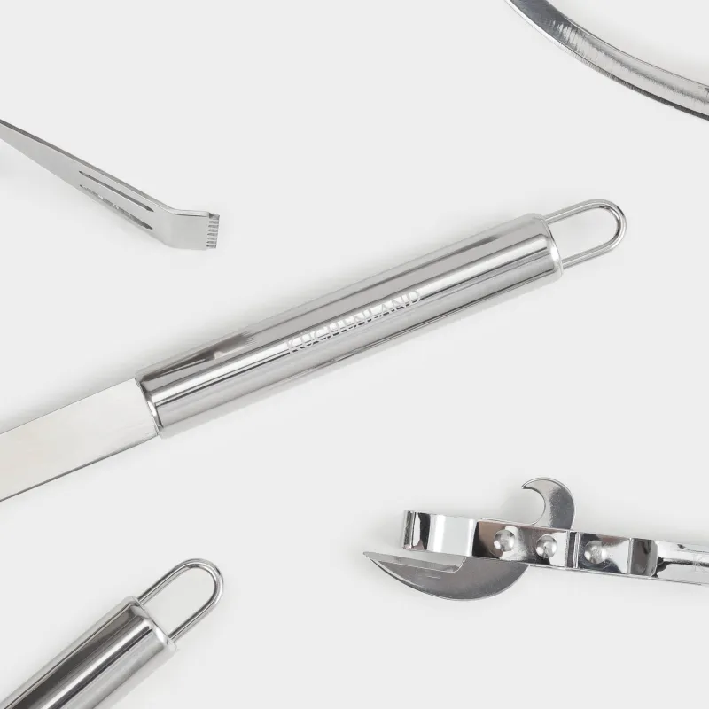 Набор для барбекю, 5 пр, в кожаном кейсе, сталь/силикон/экокожа, BBQ, image-3