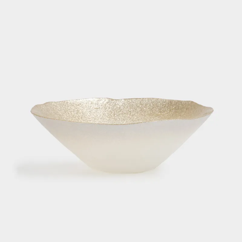 Салатник, 23х8 см, 1,1 мл, стекло, золотистый, Antares