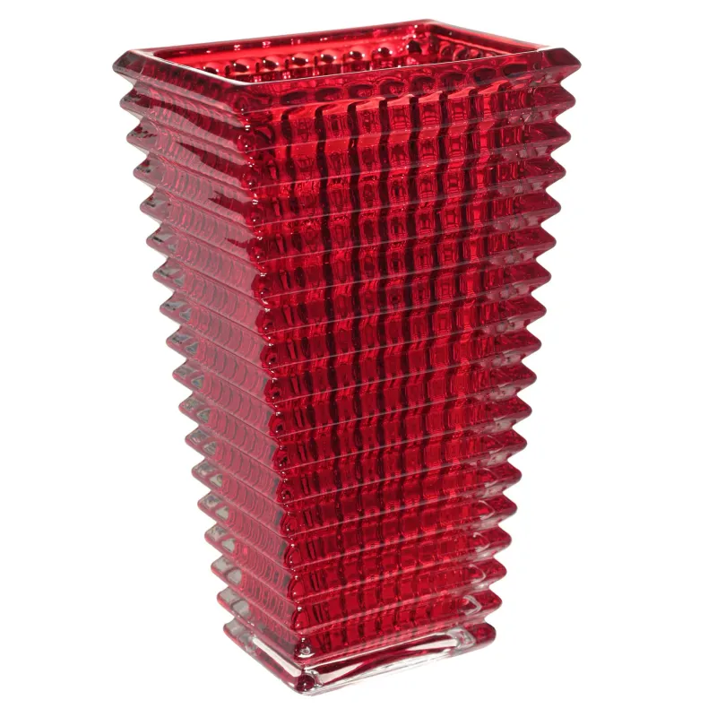 Ваза для цветов, 28 см, стекло, Mosaic color, image-2