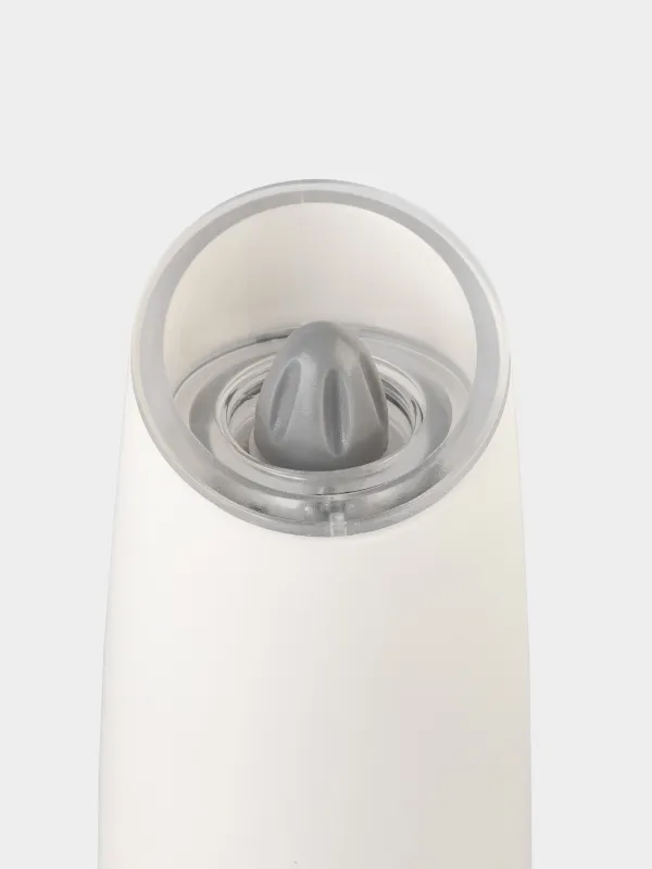 Мельница для специй, 20 см, гравитационная, пластик/акрил, LED W, белая, Spicy, image-3