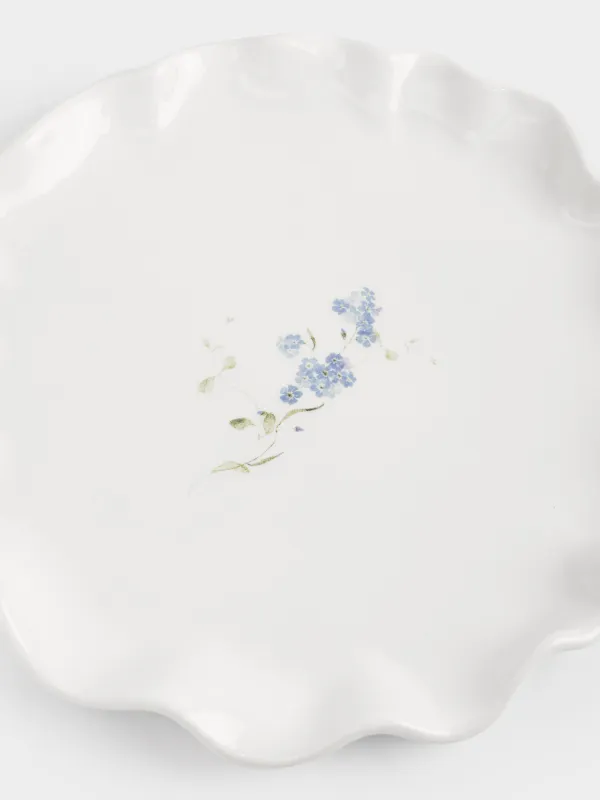 Блюдо, 25 см, Незабудка, Crumple flower, image-3