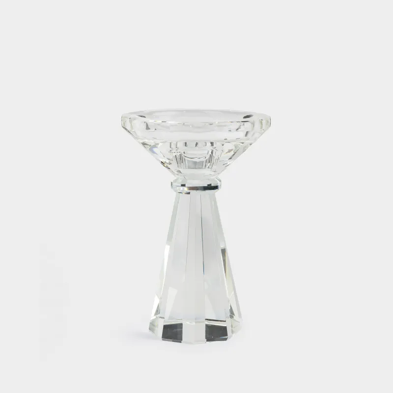 Подсвечник, 15 см, для цилиндрической/тонкой свечи, Lux crystal