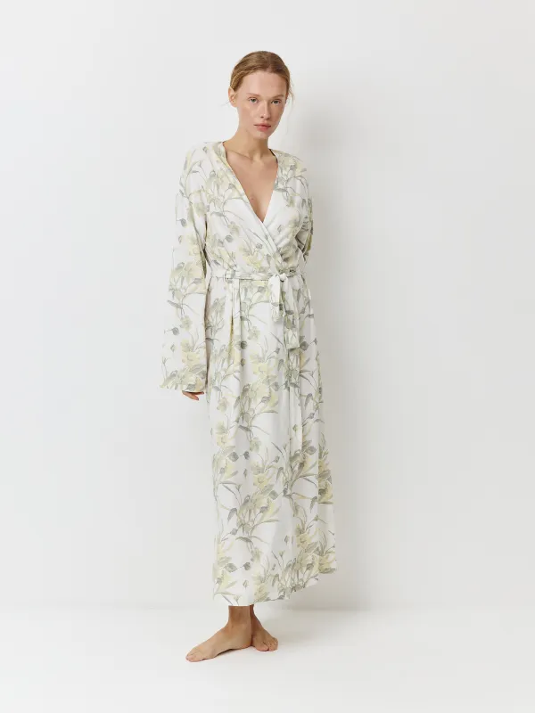 Халат женский, с длинным рукавом, Leksli, image-0