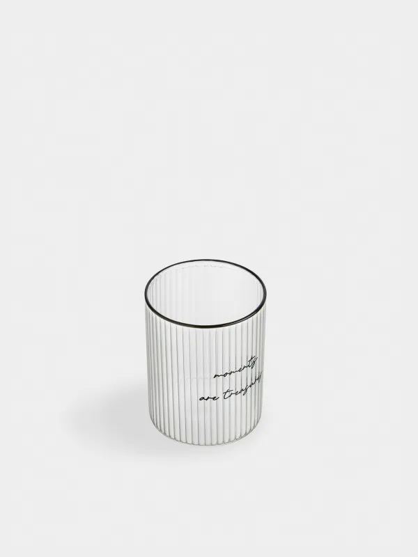 Стакан, 420 мл, Moments are treasure, Ribby font, image-2