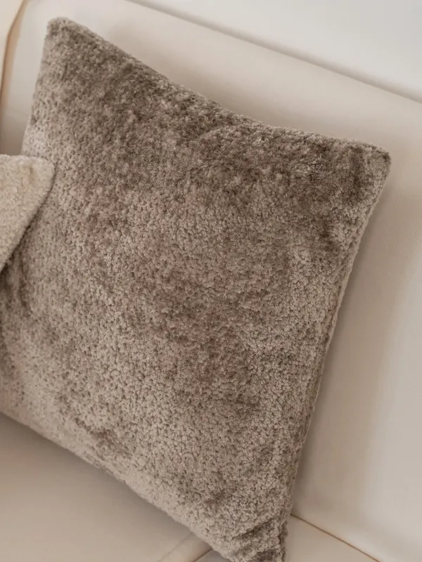 Подушка декоративная, вельвет, коричневая, Nordkap, image-2