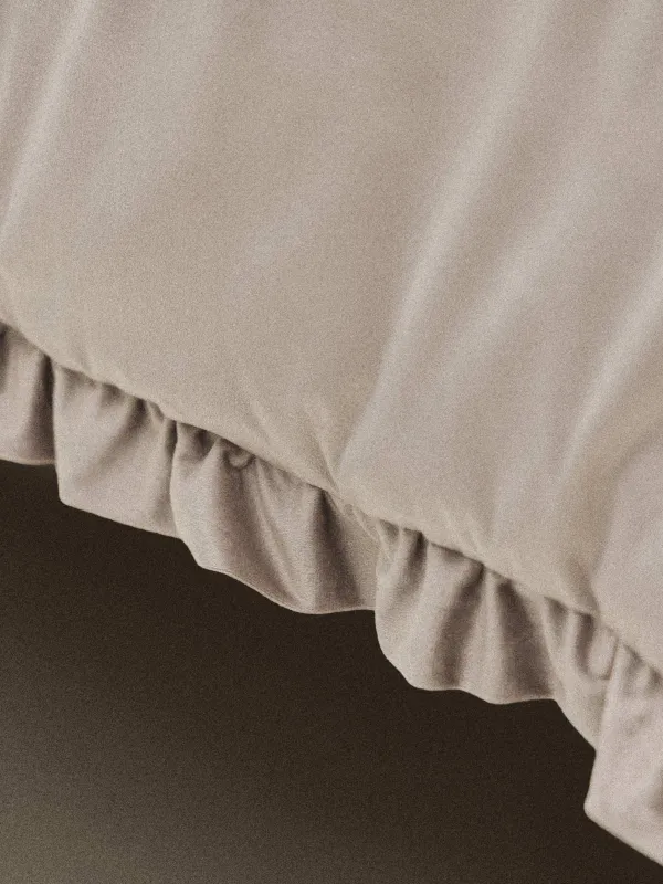 Покрывало, 220х240 см, стеганое, с рюшами, Stitch velvet, image-2