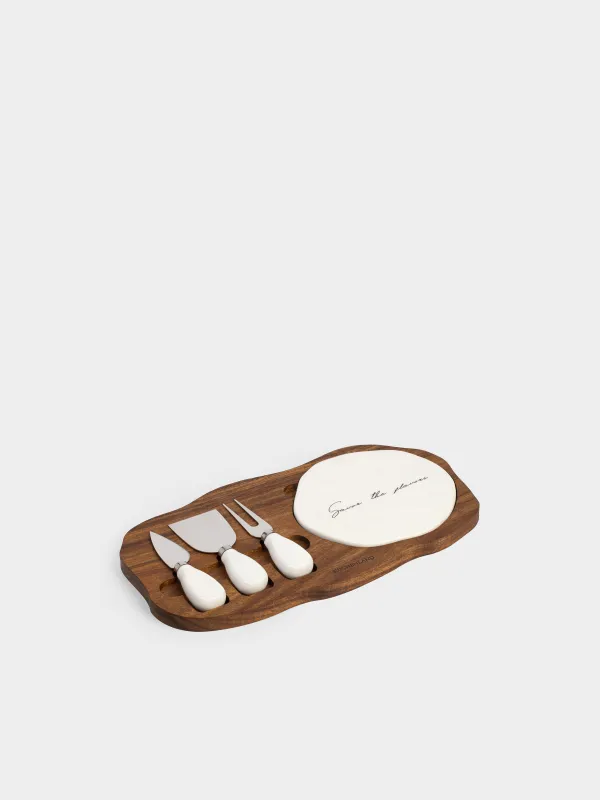 Набор для сыра, 5 предметов, Savor the flavors, Noble tree, image-0