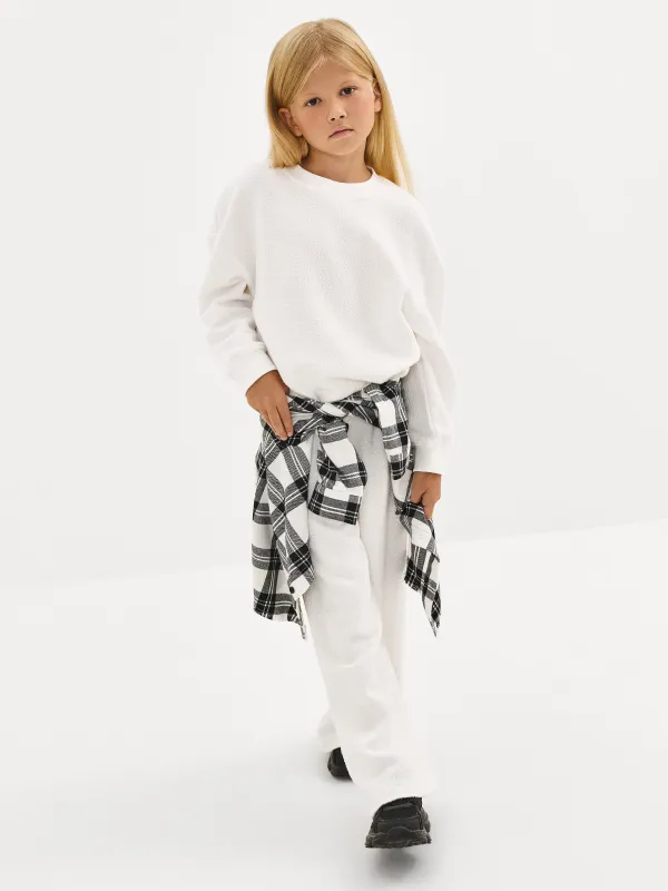 Брюки детские, для девочек, молочные, Tiziana, image-6