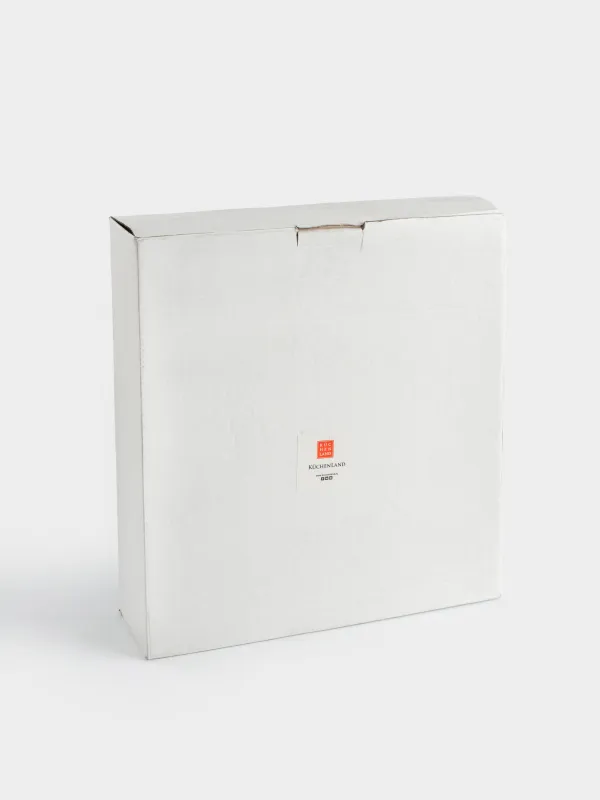 Доска разделочная, 35х32 см, 4 шт, в подставке, пластик, бежевый микс, Galori, image-9