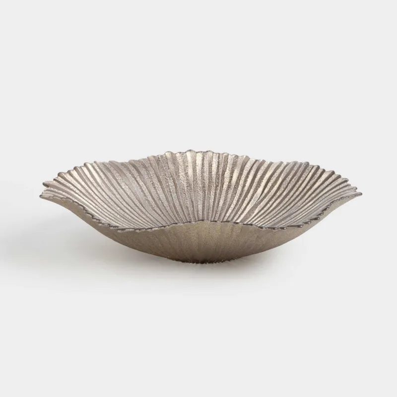 Ваза для фруктов, 32х7 см, стекло Р, коричневая, Verge