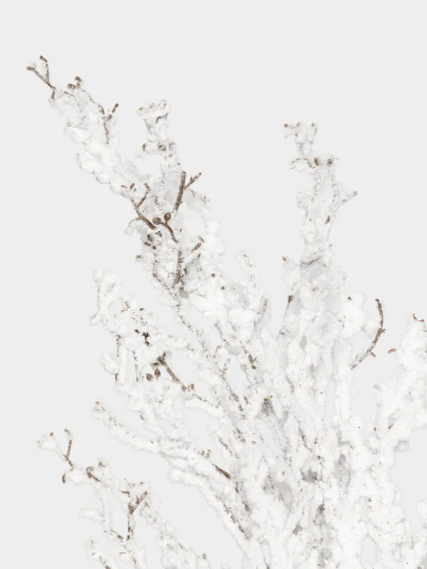 Ветка декоративная, 1,2 м, Заснеженная ветка, Snowy decor, image-1