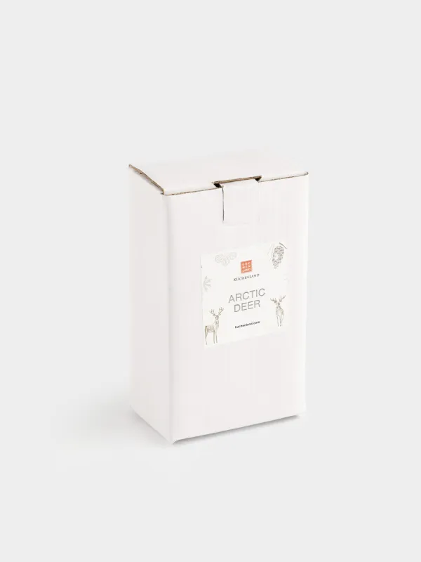 Статуэтка, 12 см, металл, золотистая, Олень, Arctic deer, image-4