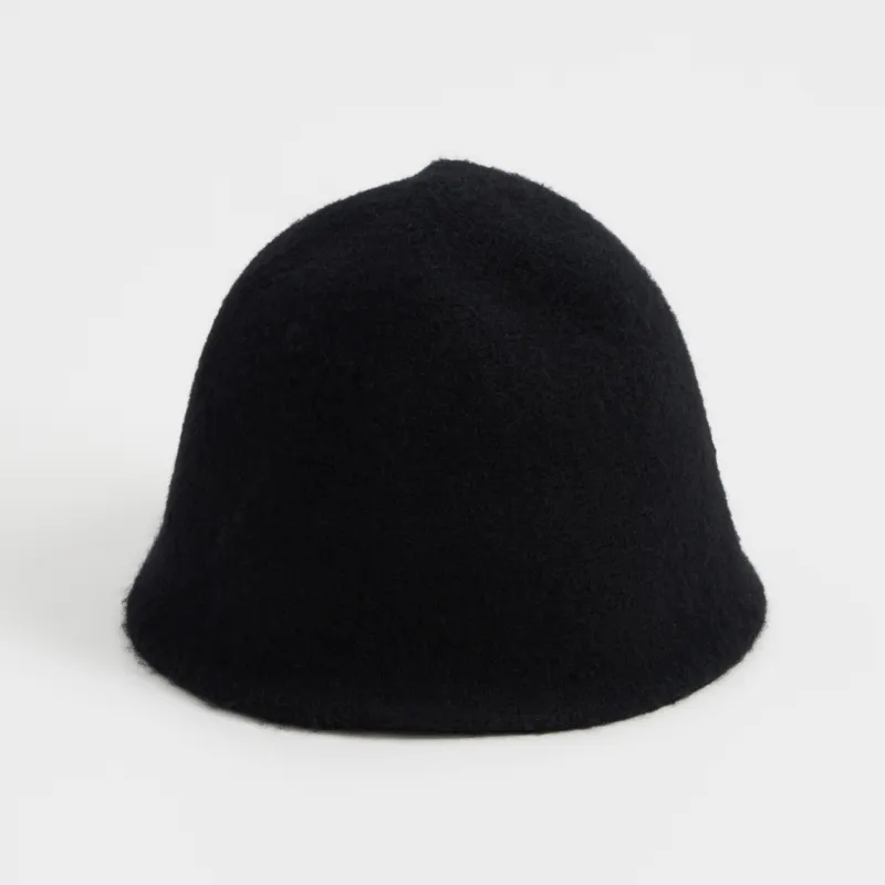 Шляпа, 58 см, единый размер, демисезонная, шерсть/нейлон, черная, Hats