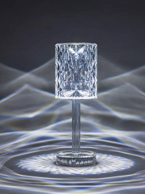 Светильник сенсорный, 26 см, беспроводной, на ножке, пластик/сталь, Ромб, Rhomb, image-4