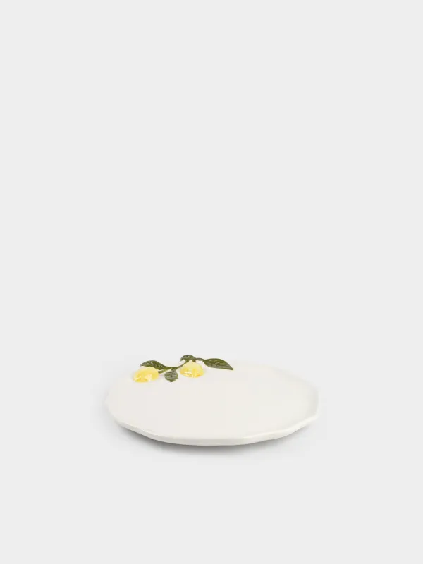 Блюдо, 24 см, керамика D, молочное, Лимоны, Sicily, image-2