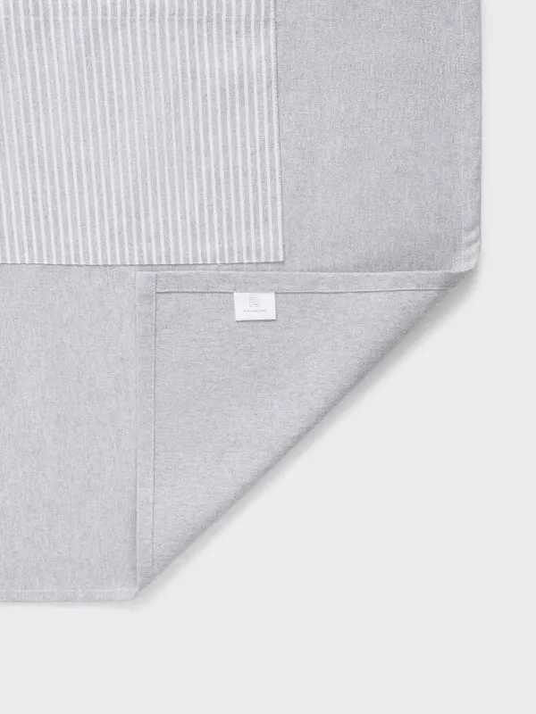 Фартук, 70x85 см, хлопок, светло-серый, Полосы, Stripe kitchen, image-3