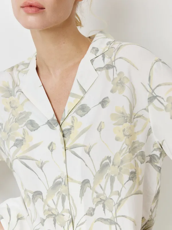 Рубашка женская, с коротким рукавом, Leksli, image-2