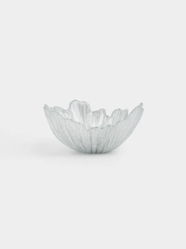 Салатник, 15х7 см, 220 мл, стекло Р, серебристый, Verge, image-0