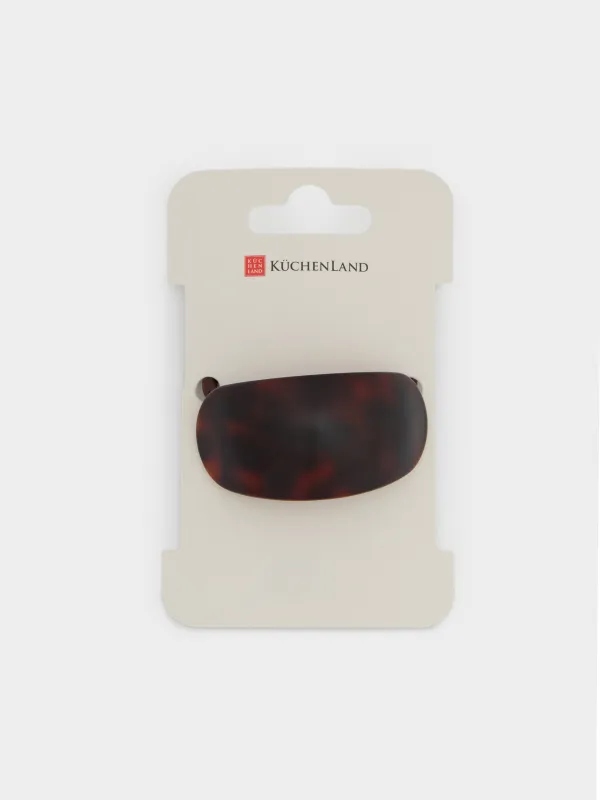 Резинка для волос, 6 см, акрил, коричневая, Glam, image-2