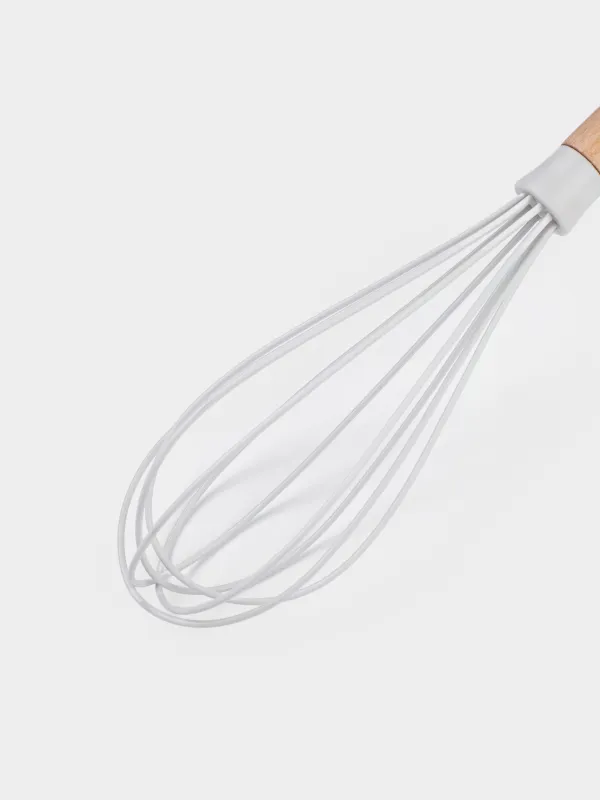 Венчик, 31 см, силикон/дерево, молочный, Somerset, image-2
