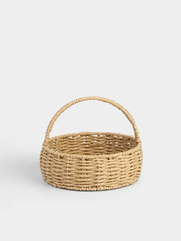 Корзина для хранения, 17х21 см, с ручкой, Braided, image-0
