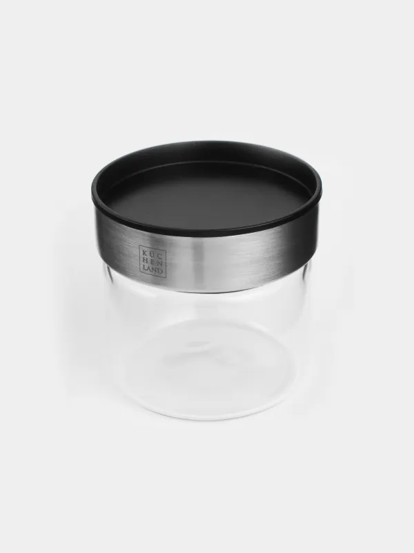 Банка для сыпучих продуктов, 350 мл, стекло Б/пластик, Comfort, image-2