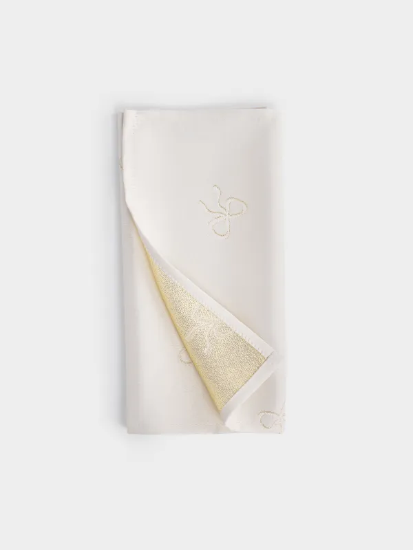 Салфетка под приборы, 30х45 см, из жаккарда, Бантики, Jacquard bow, image-2