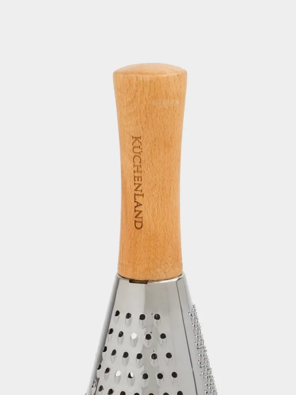 Терка, 24 см, сталь/дерево, круглая, Wood Kitchen, image-2