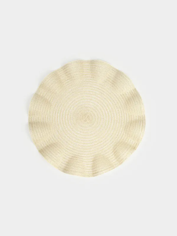 Салфетка под приборы, 38 см, ПЭТ, Rotary shine wave, image-0