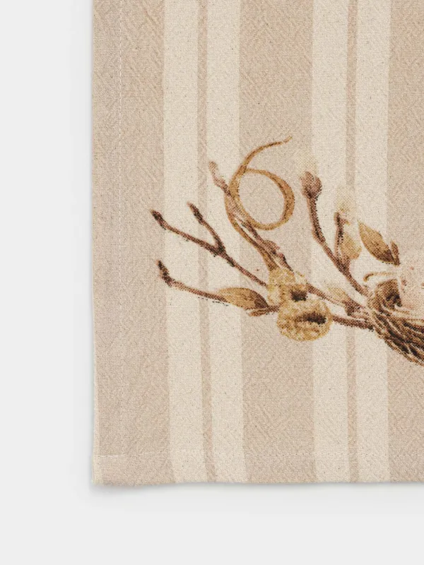 Полотенце кухонное, 40х60 см, хлопок, бежевое, Пасхальный кролик, Rabbit Easter, image-5