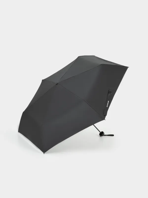 Зонт, 52/21 см, складной, эпонж, черный, Rainy day, image-0