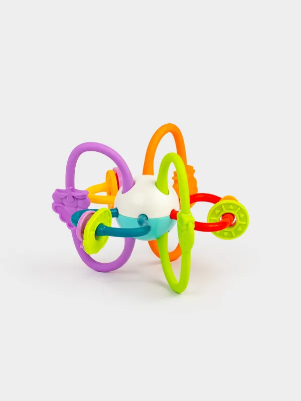 Игрушка-прорезыватель, 11х10 см, силикон/пластик, Kiddy, image-4