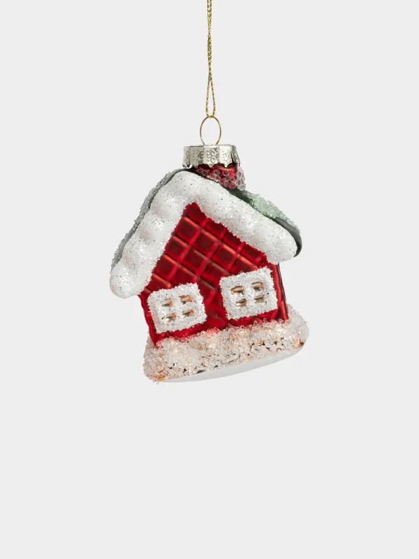 Игрушка елочная, 8 см, Домик, Figure christmas, image-2