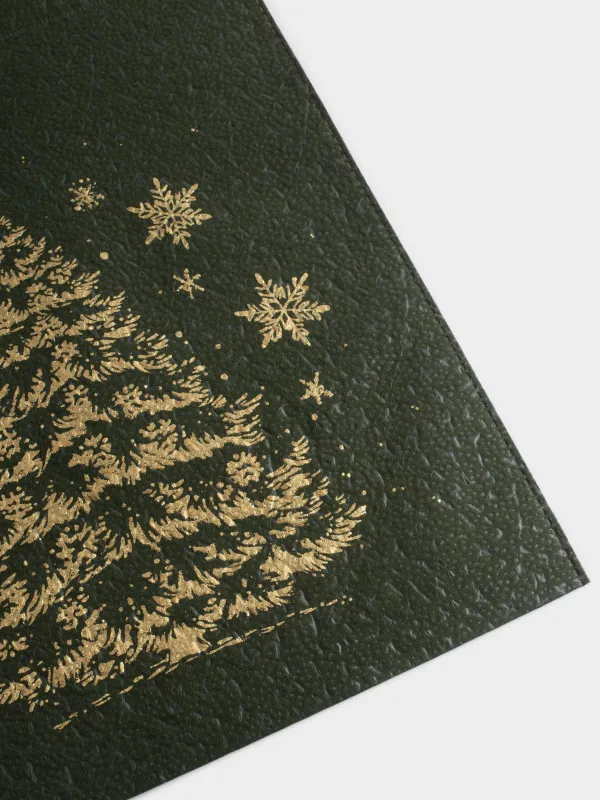 Мешок подарочный, 30х45 см, с завязками, Ель, Night spruce, image-1